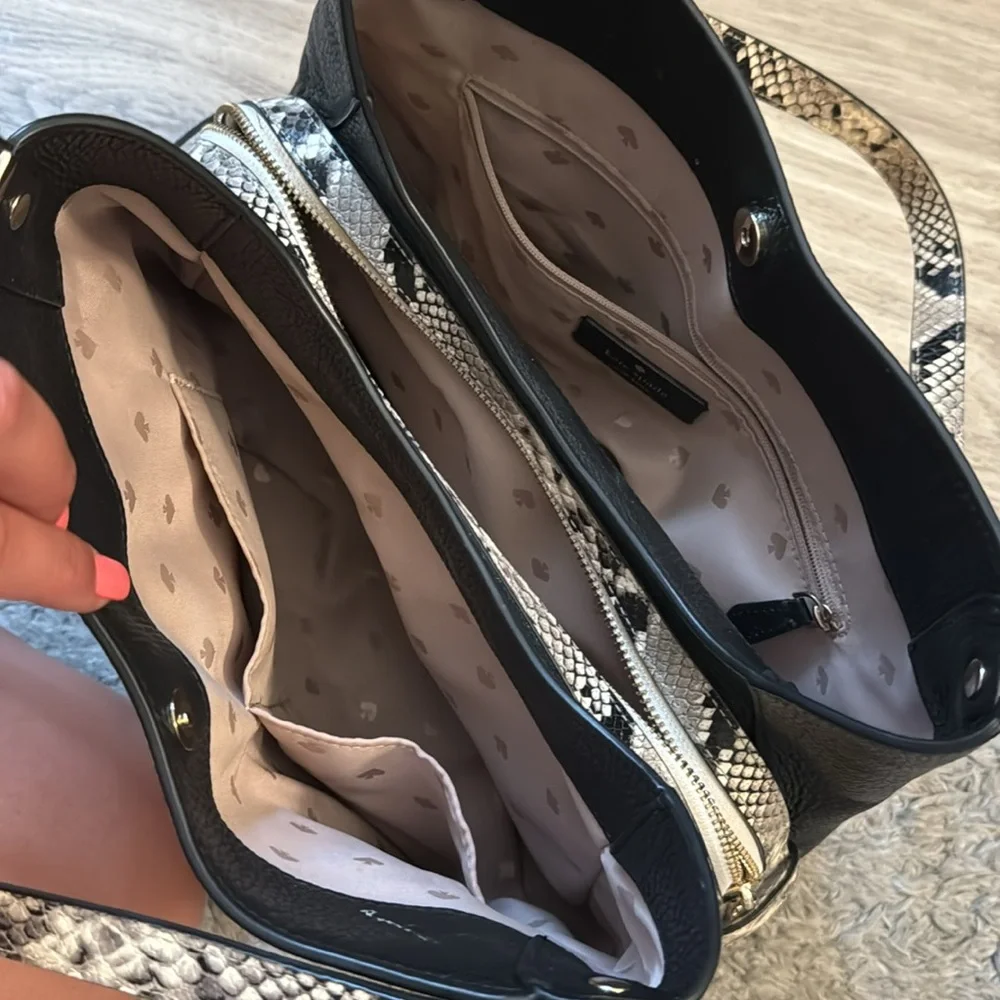 Kate Spade snakeskin shoulder bag - Picture 3 of 4